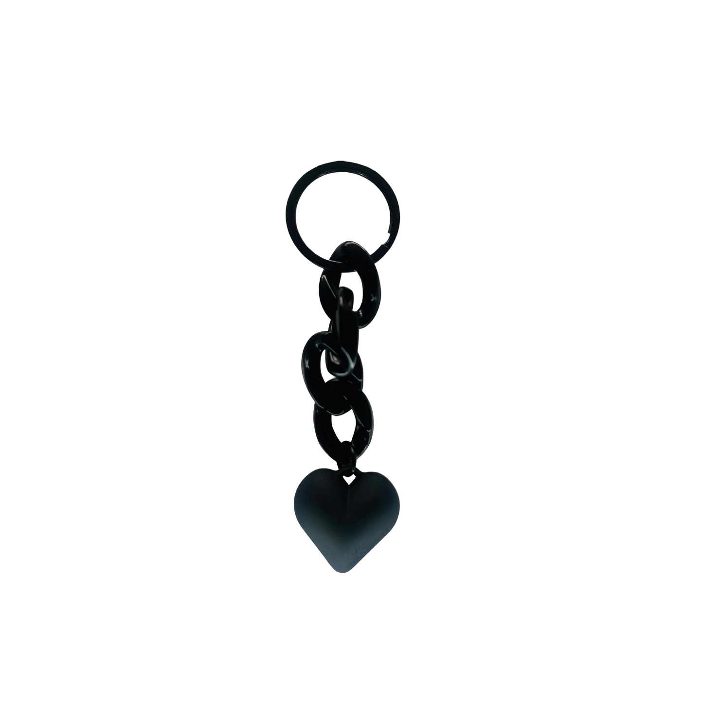 Black Heart Link Chain