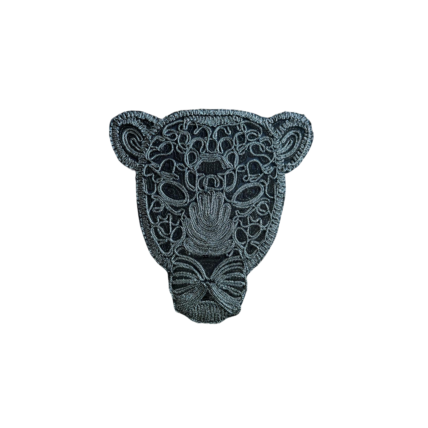 BLACK Leopard Face