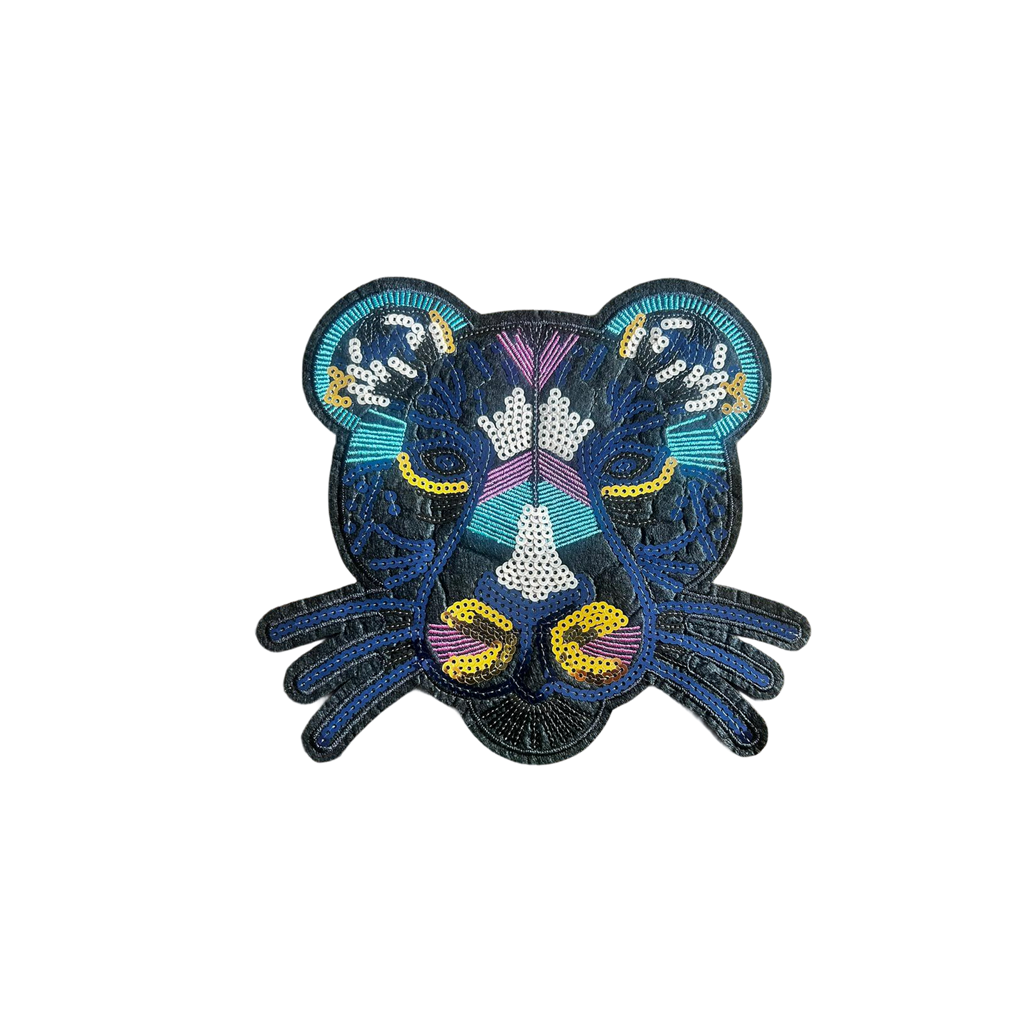 Leopard Face - Blue/Purple