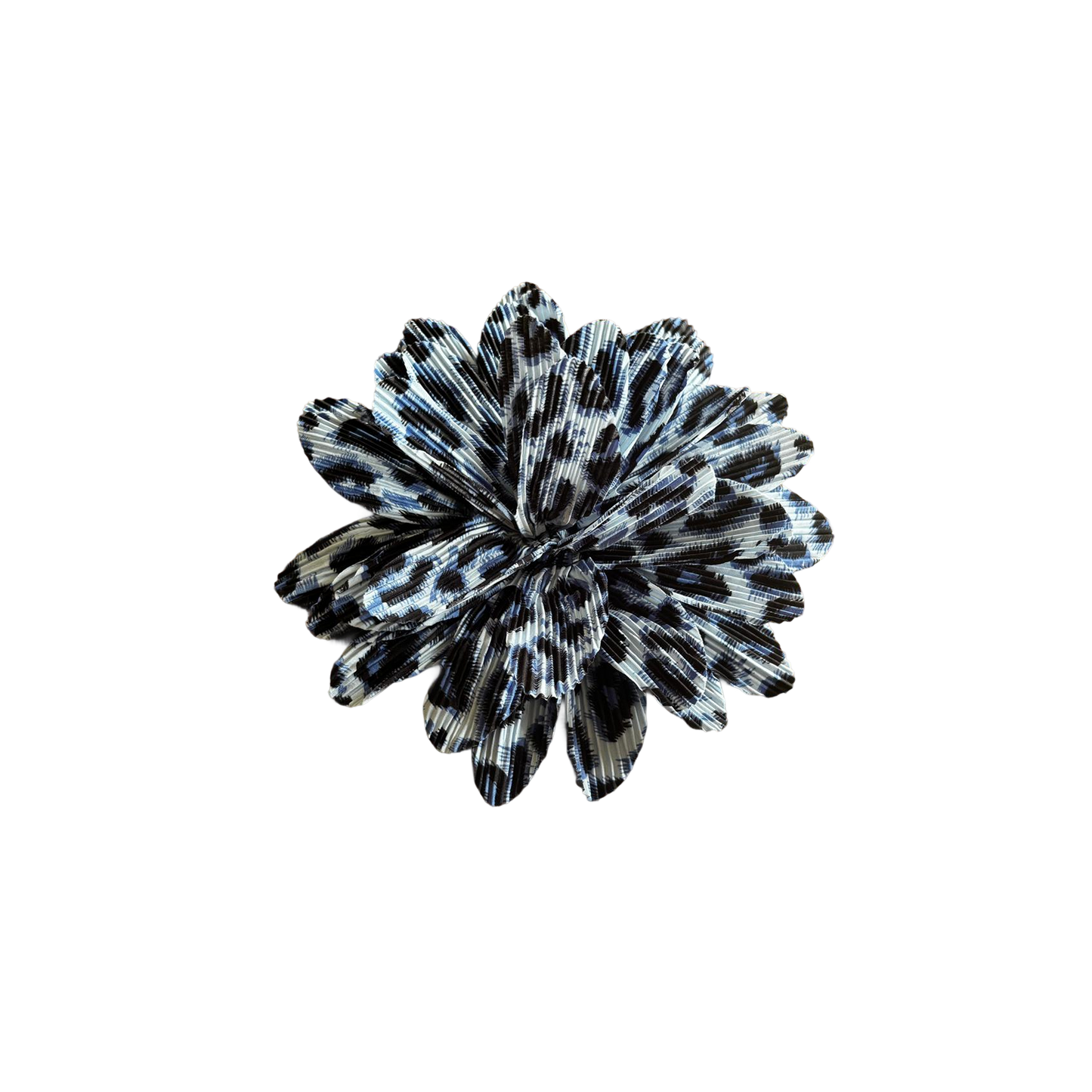 Leopard Print Flower - Blue