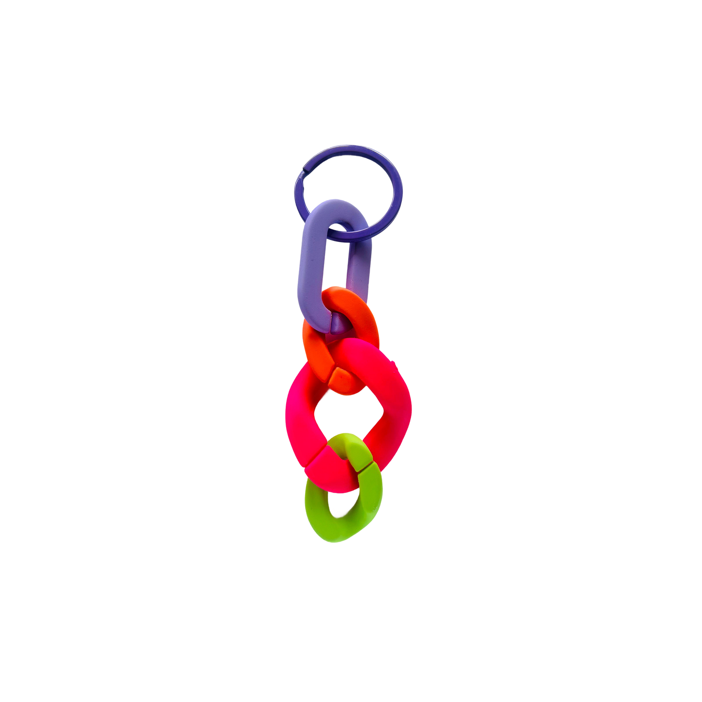 Purple Multi Colour Link Chain