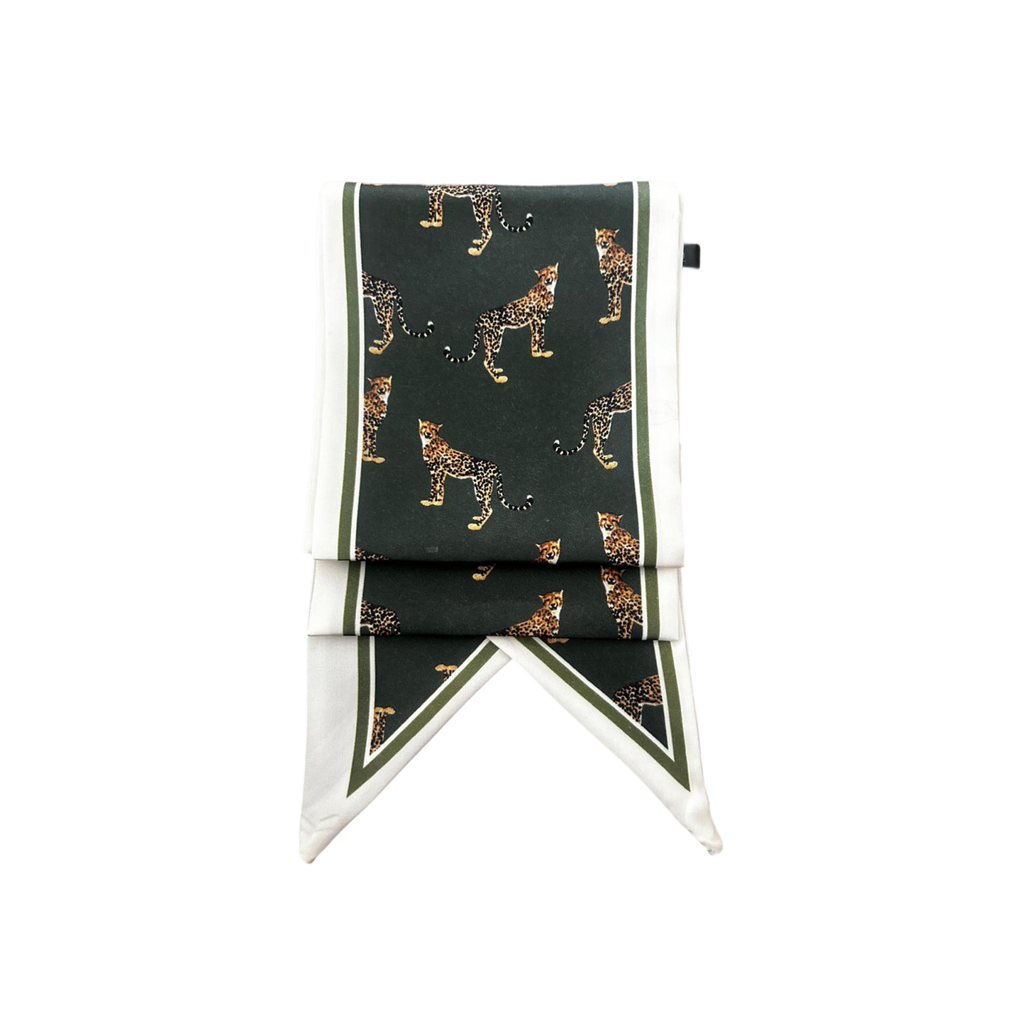 Scarf - Emerald Green Leopard