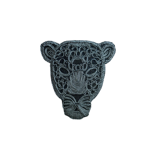 BLACK Leopard Face