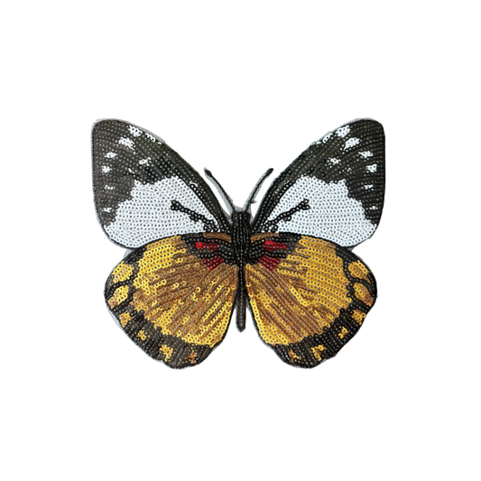 Butterfly - White & Gold