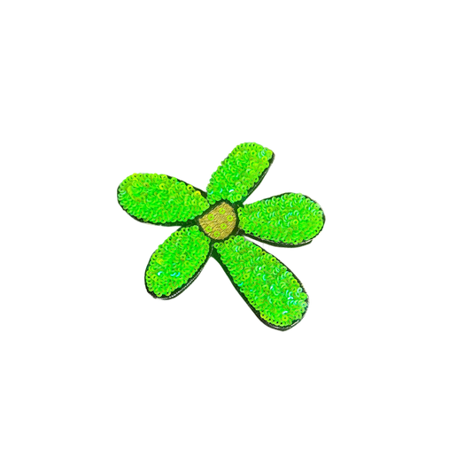 Flower Power Tag - Green