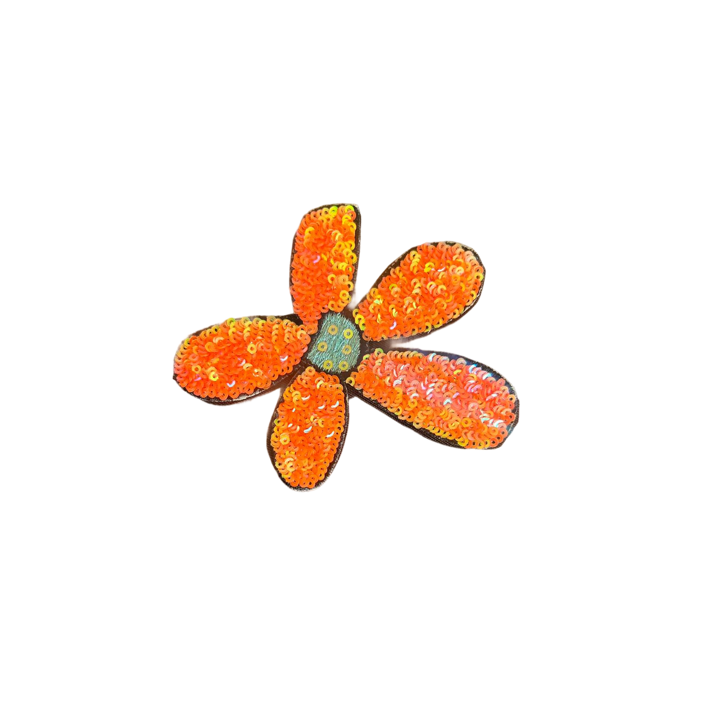 Flower Power Tag - Orange