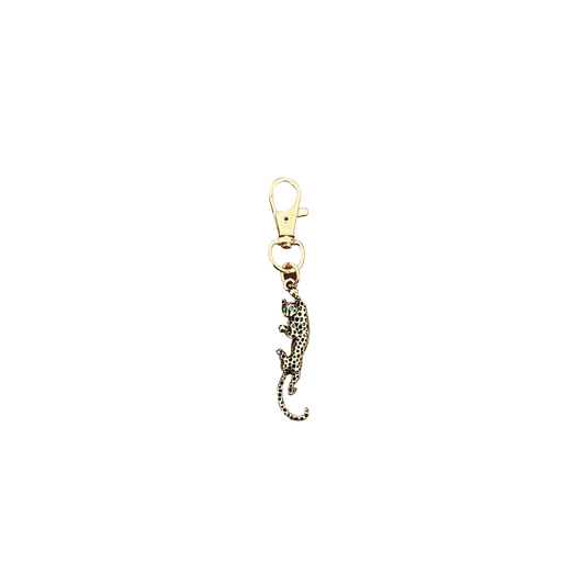 Leopard - Gold -vertical - Chain