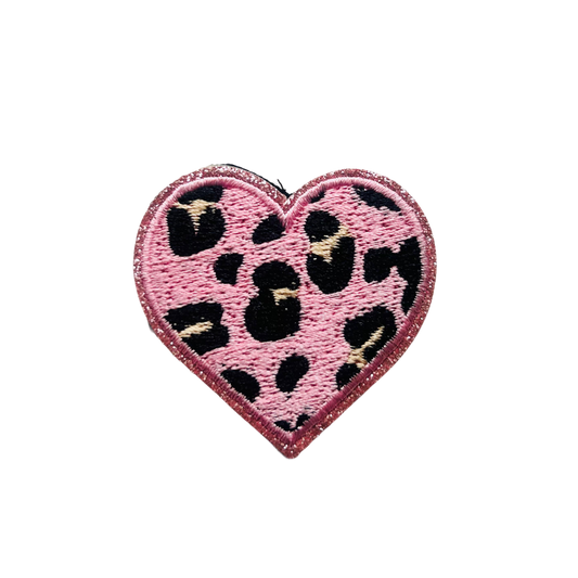 Leopard Print Hearts - Small