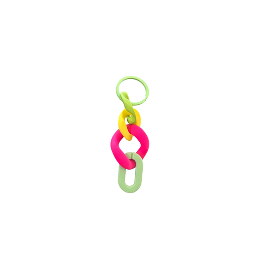 Green Multi Colour Link Chain