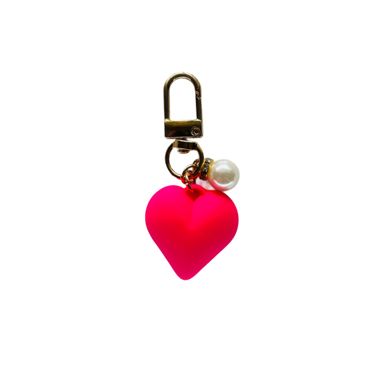 Neon Pink Heart - Chain