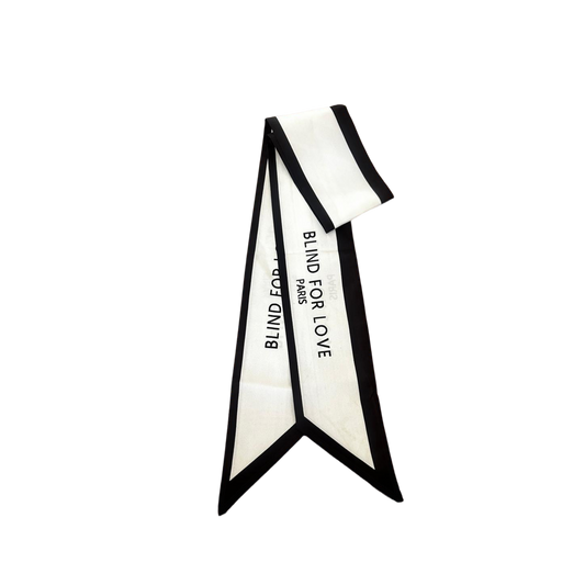 Scarf -Blind for Love-Stone & Black