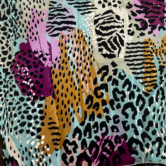 Scarf - Leopard Graffiti